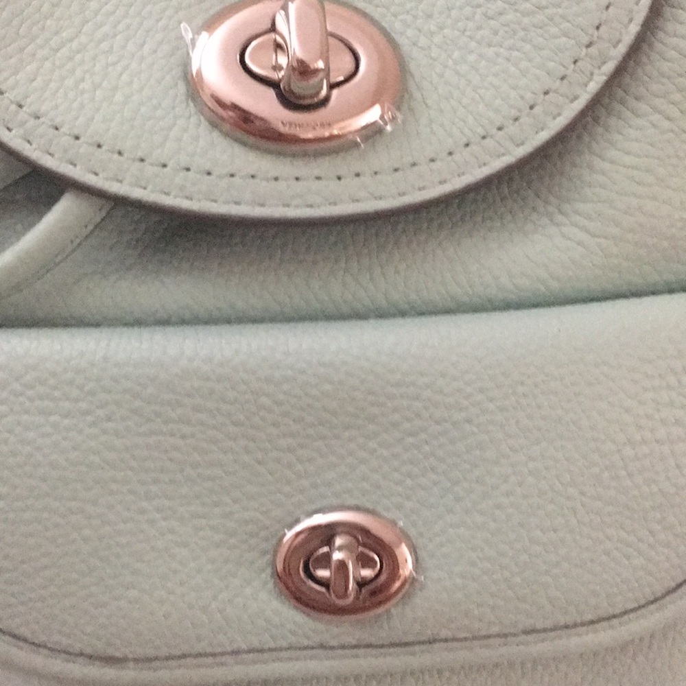 Coach Mini Turnlock Rucksack - Picture 7 of 11